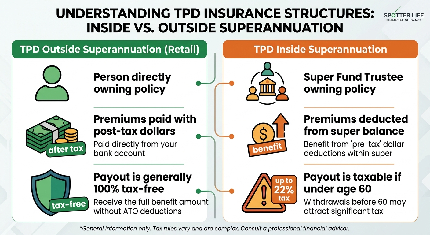 A clean, branded two-column infographic comparing the two main structures.